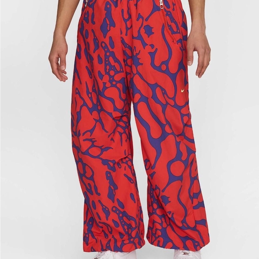 Nike vintage retro animal print graphic y2k loose fit wide baggy pants - Picture 7 of 16